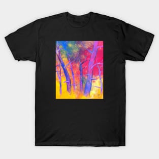 Sunset in the pine forest T-Shirt